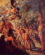  Adam  Elsheimer The Stoning of St.Stephen Germany oil painting reproduction